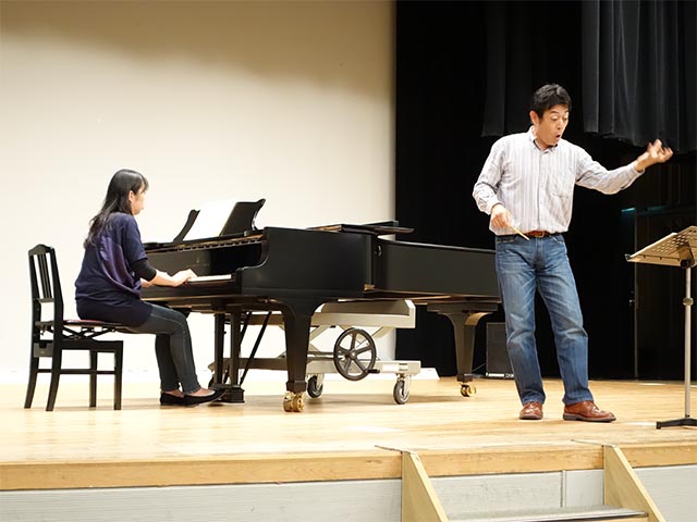 柳田先生の発声練習