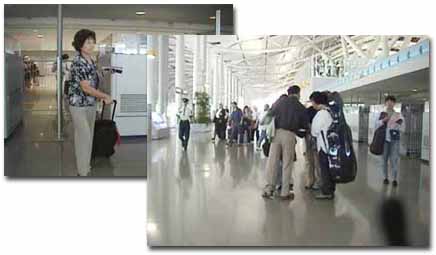 出国手続き完了