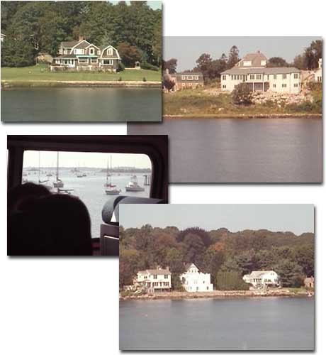 アムトラック車内からの景色