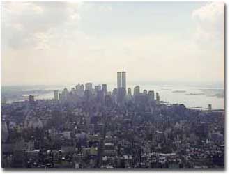 エンパイアステートビルからのニューヨークの景色