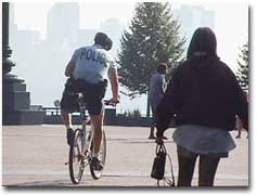 リバティアイランドのおまわりさん