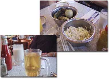 レストランの料理