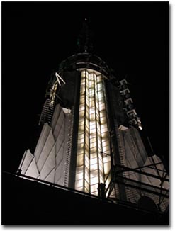 展望台から上を見る