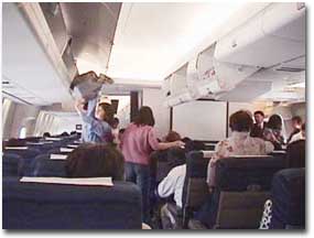 長いフライトのはじまり