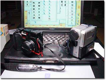 パソコンとデジカメとビデオ