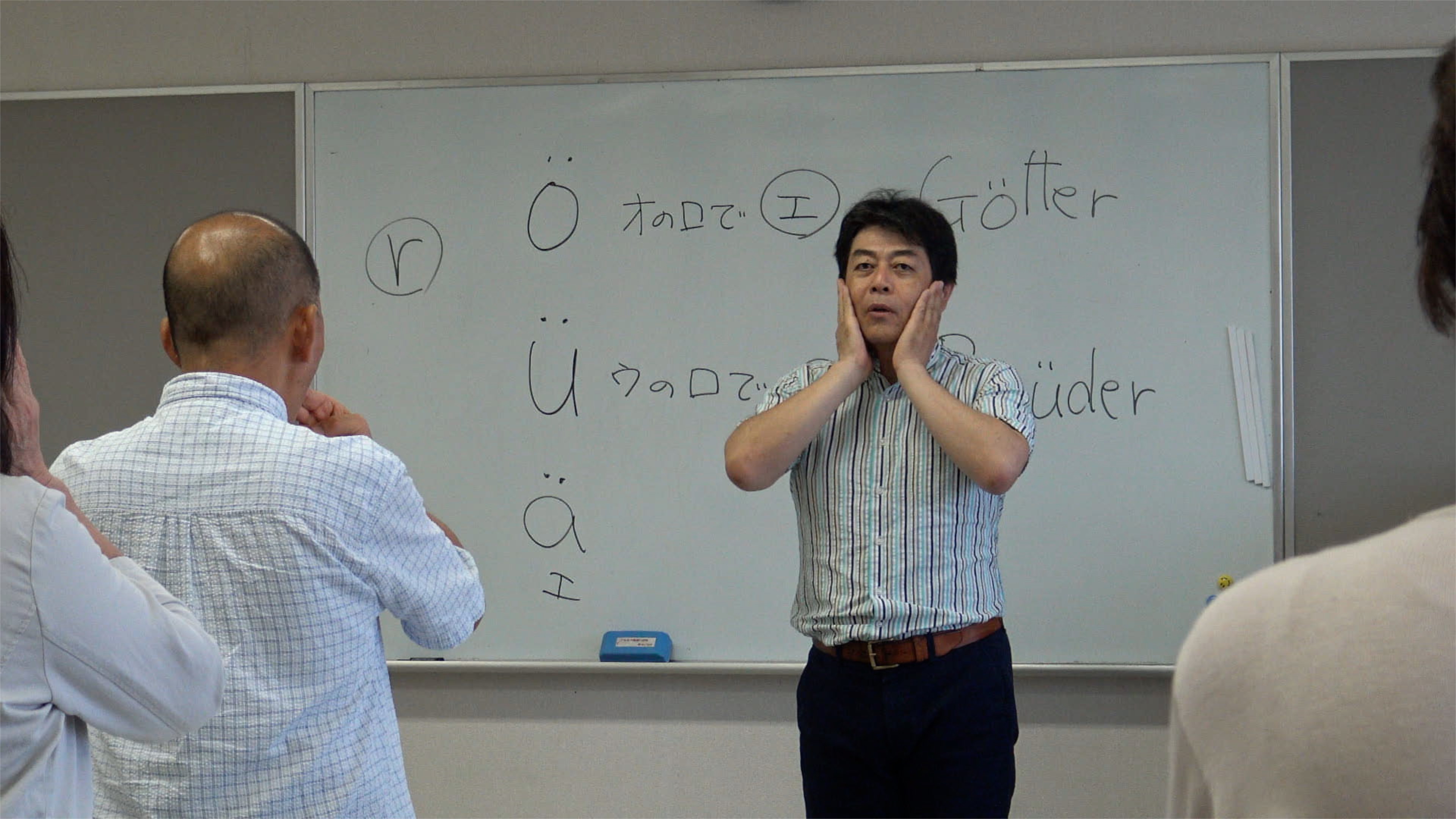 柳田先生の発声練習