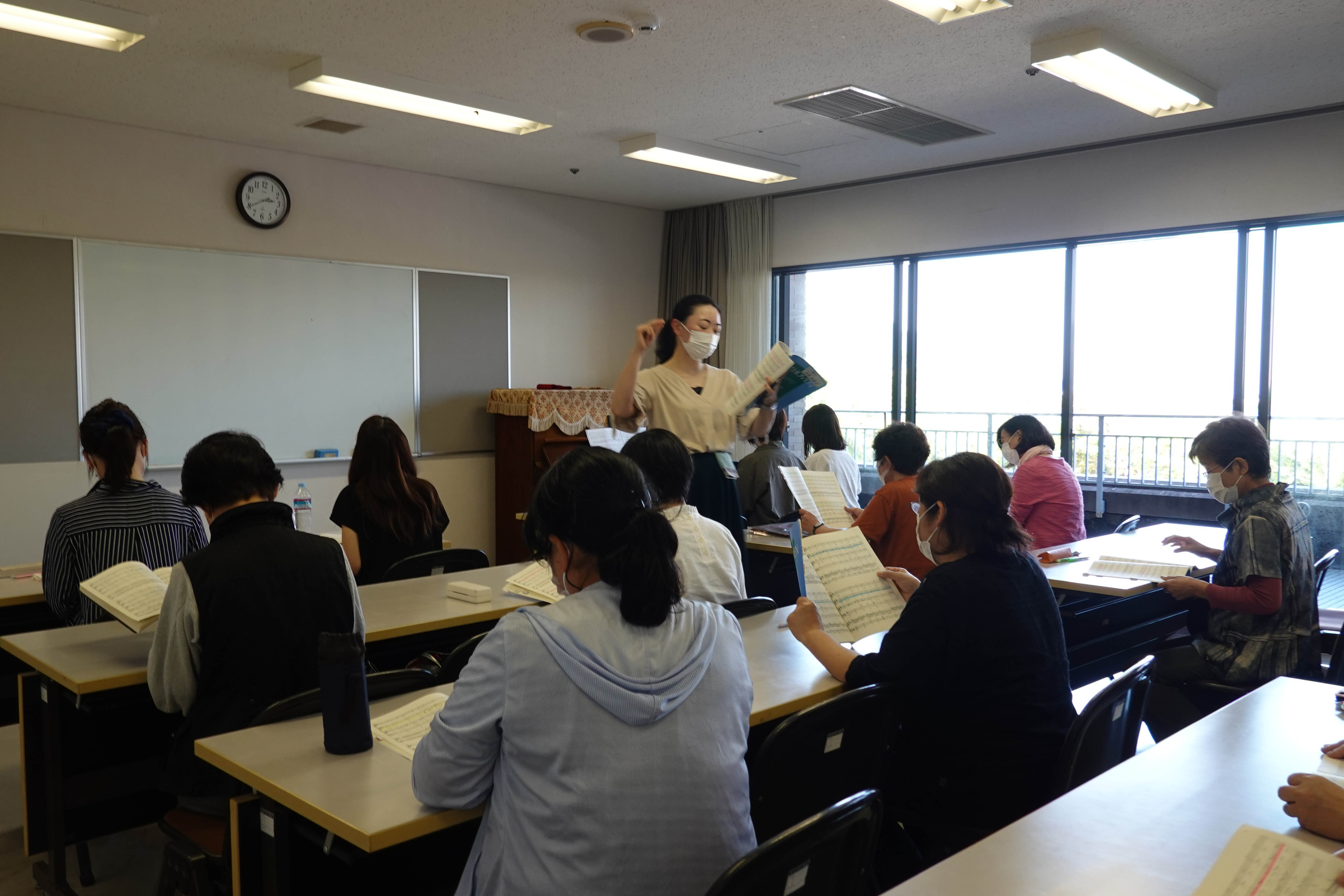 女性パートの練習