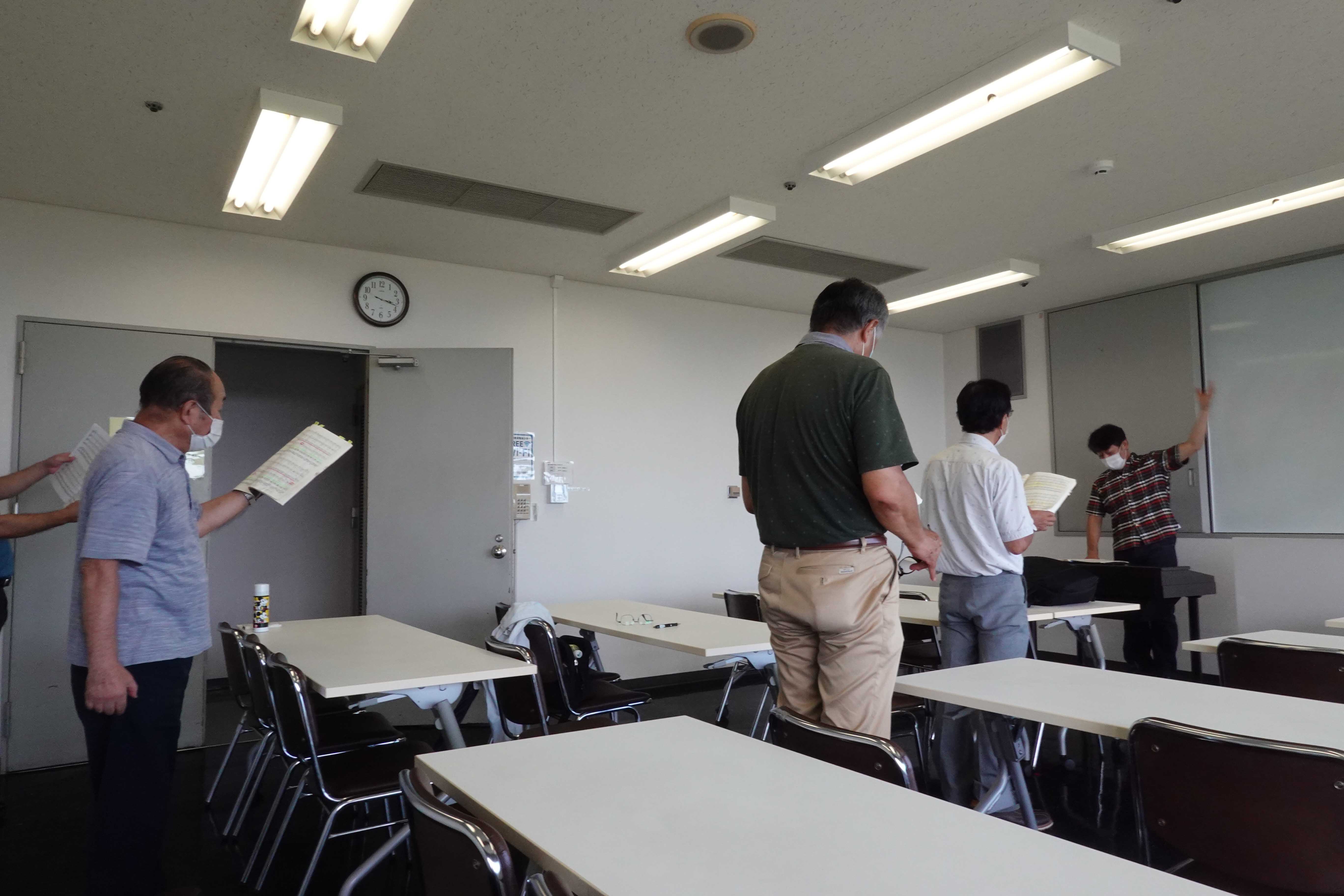 男性パートの練習