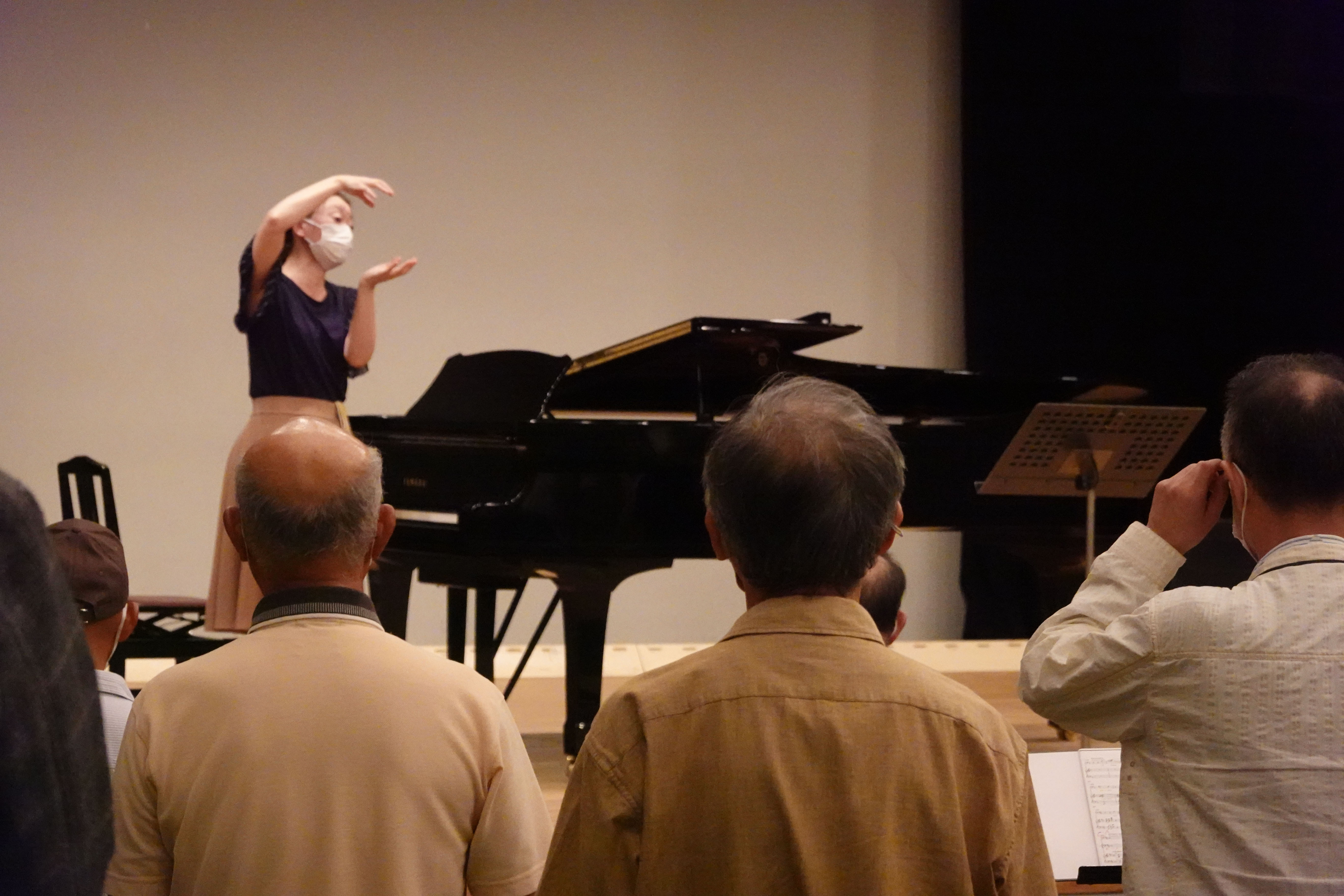 米良先生の発声練習